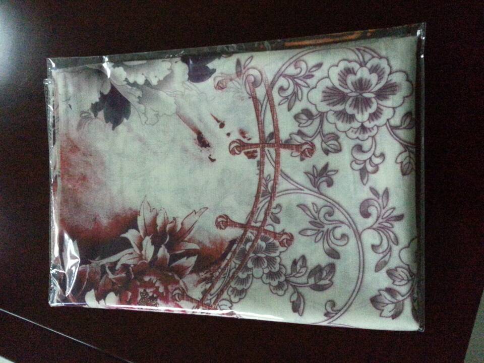 上海故事羊毛圍巾女款冬數碼噴繪保暖超長(cháng)圍脖披肩 188018 178002幸福樹(shù) 曬單實(shí)拍圖