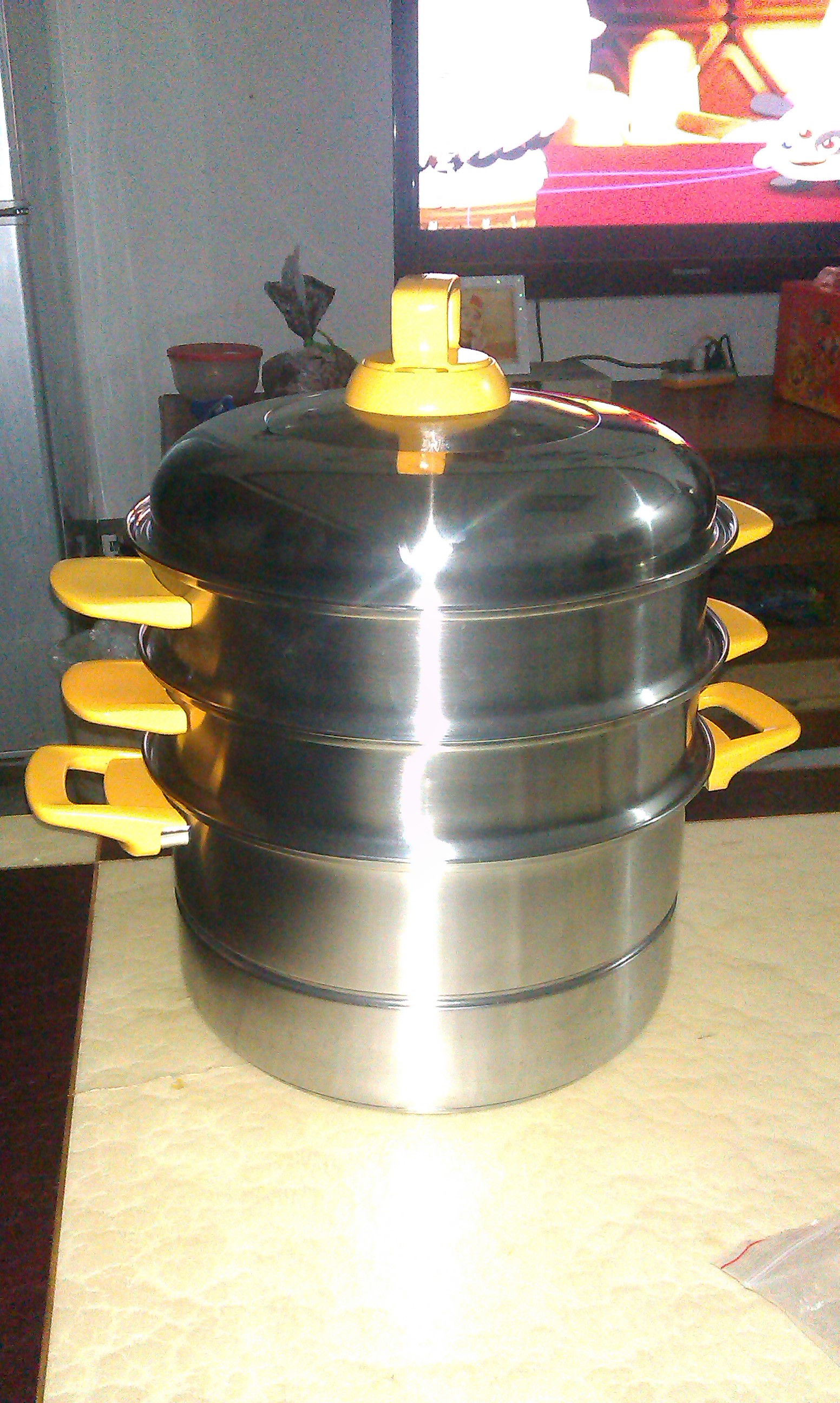 愛(ài)仕達（ASD）蒸鍋兩層24cm多功能不粘湯鍋帶蒸籠電磁爐燃氣通用ZL24A1WG 曬單實(shí)拍圖