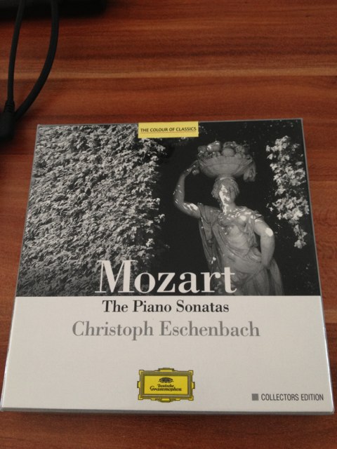 進(jìn)口CD 莫扎特：鋼琴奏鳴曲（5CD） 曬單實(shí)拍圖