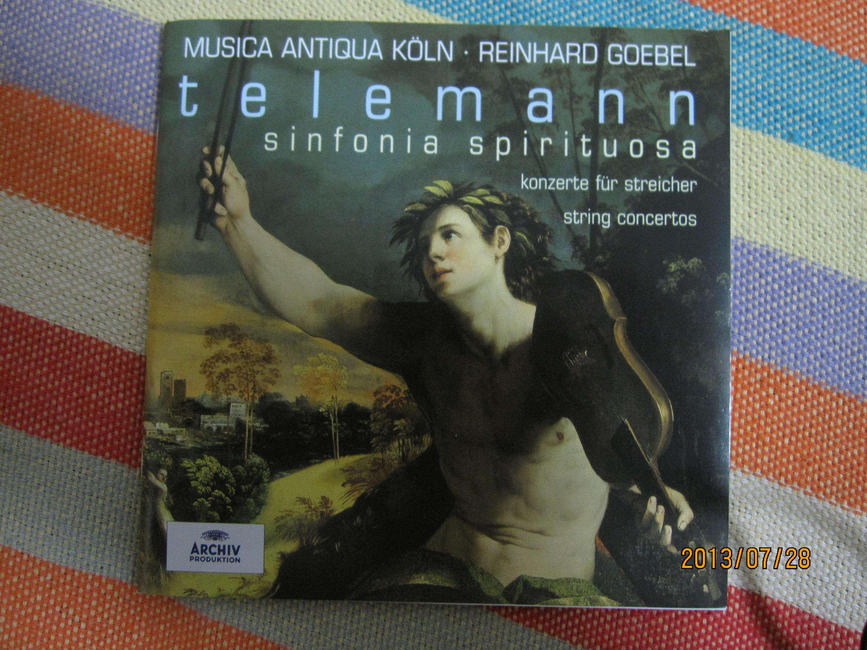 進(jìn)口CD 泰勒曼管弦樂(lè )作品集（科隆古樂(lè )團）（CD） 曬單實(shí)拍圖