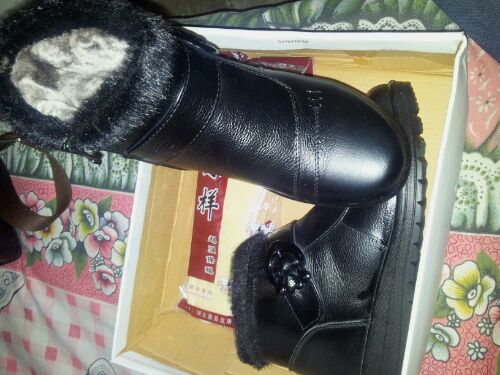 夜雨（NightRain）2026新款媽媽鞋子單鞋軟底防滑中年真皮春秋平底老人鞋中老年女鞋 黑色3780女單鞋 38 (240mm) 軟底防滑 曬單實(shí)拍圖