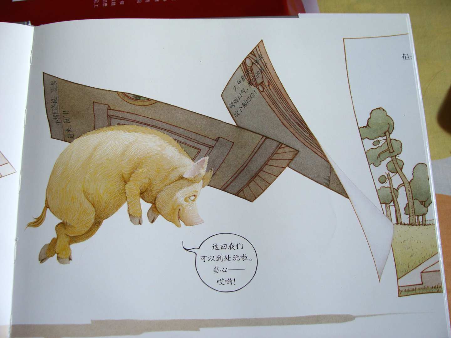 繪本博物館·大師經(jīng)典系列：三只小豬 曬單實(shí)拍圖