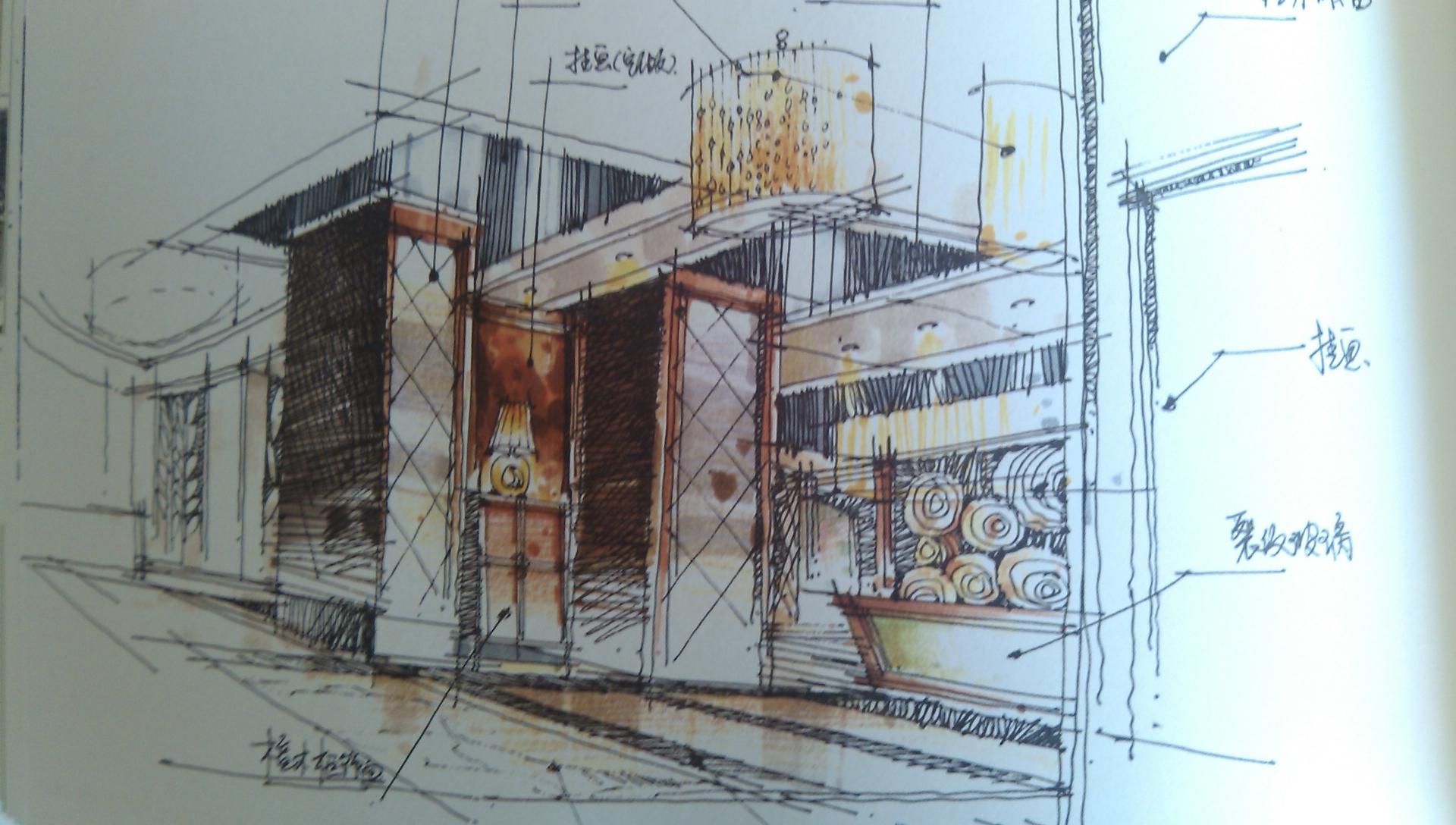 純粹手繪(室內設計快速表現) 曬單實(shí)拍圖