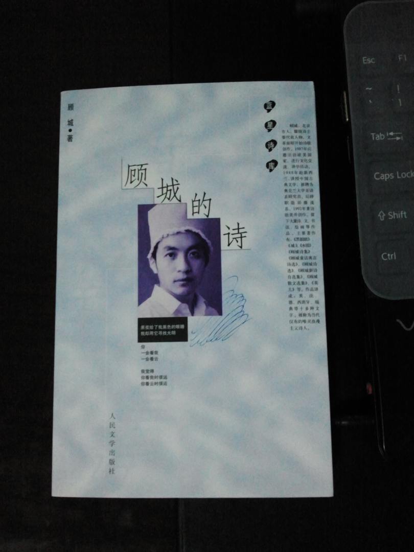 顧城的詩 曬單實拍圖