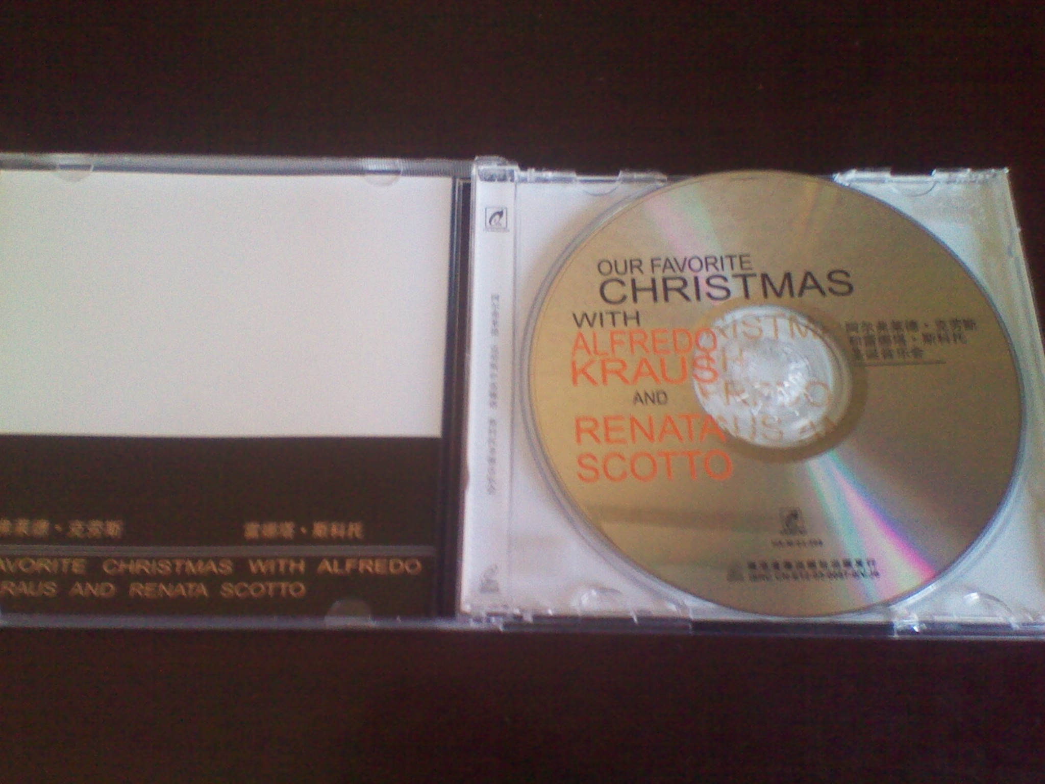 阿爾弗萊德.克勞斯和雷納塔.斯科托圣誕音樂(lè )會(huì )（VCD） 曬單實(shí)拍圖