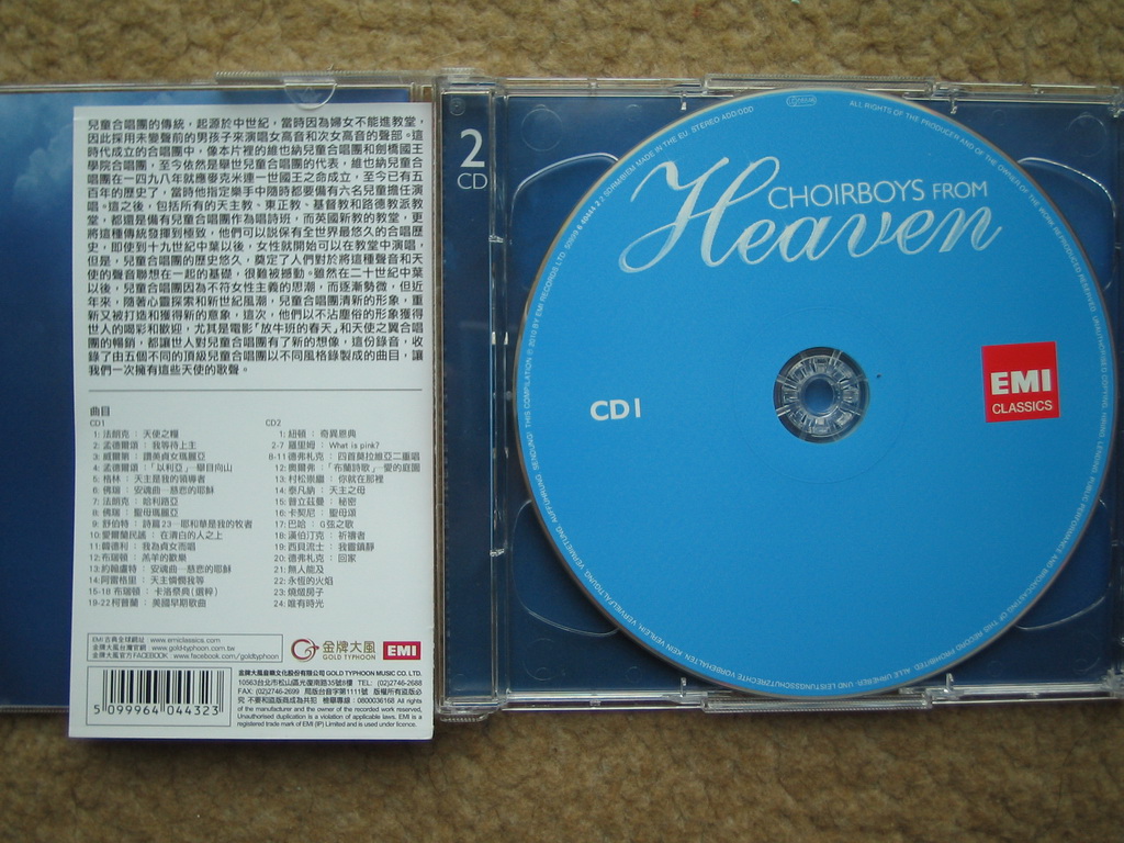 進(jìn)口CD 兒童合唱團的美聲天籟（2CD） 曬單實(shí)拍圖