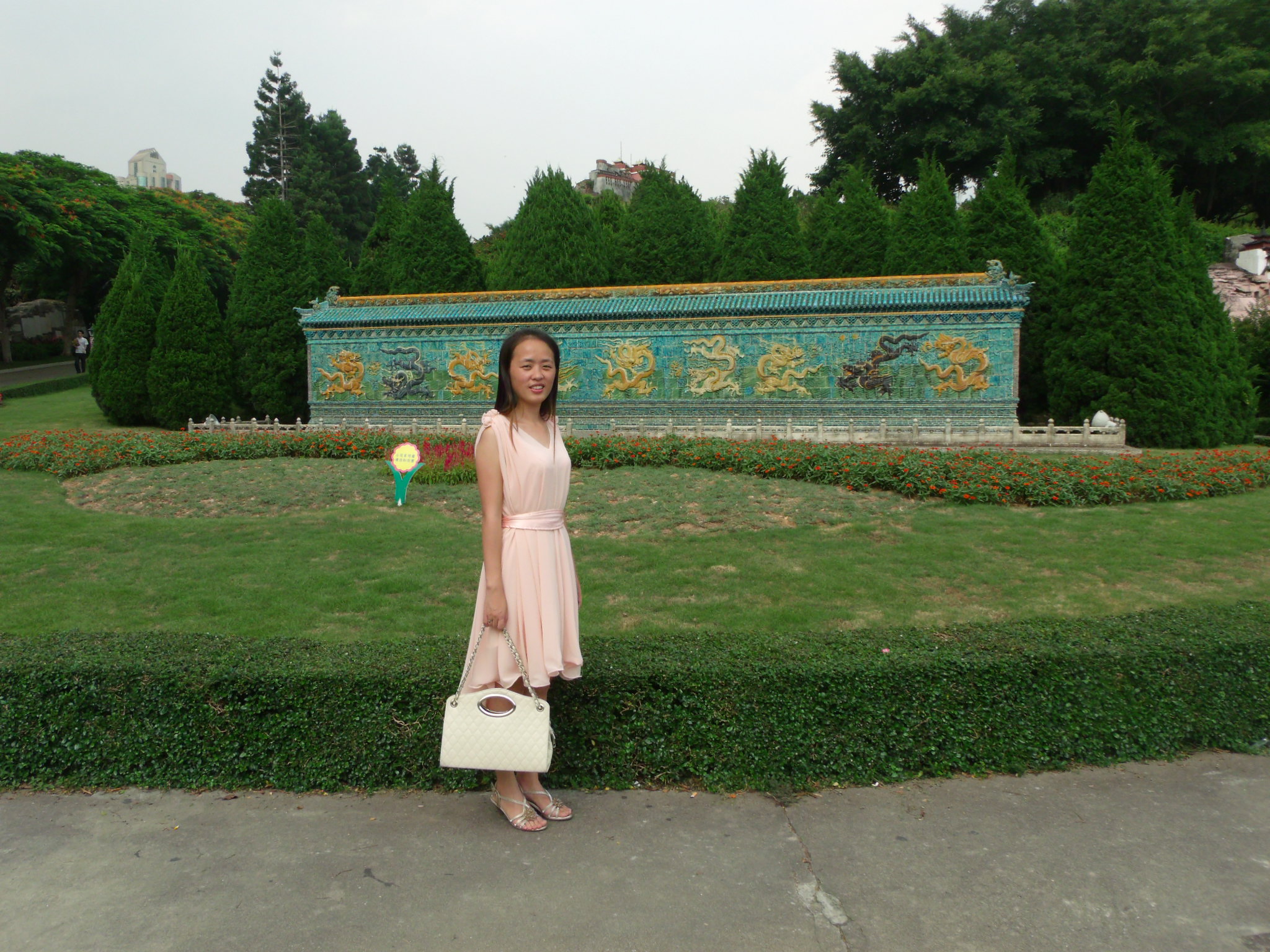 蝶恋 新款优雅唯美<em>气质</em>纯色<em>雪纺</em>裙 <em>连衣裙</em>长裙