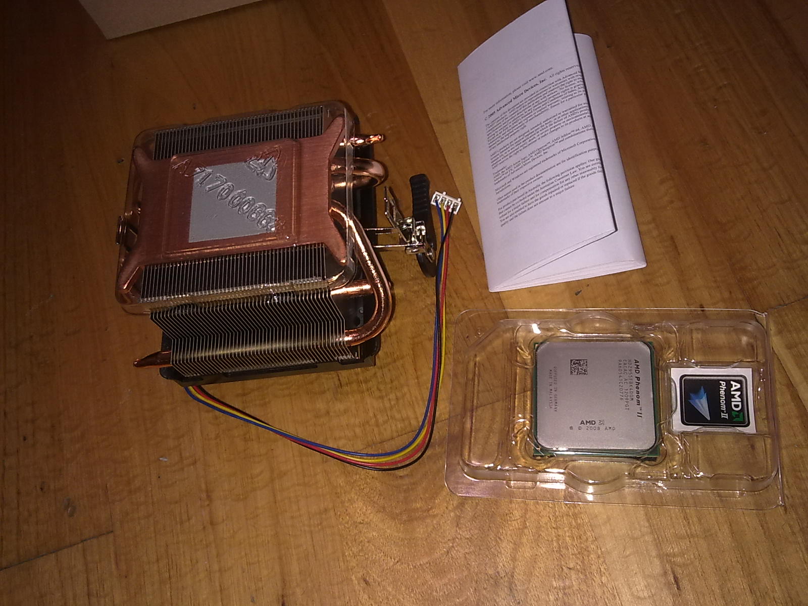 AMD PhenomII×4(四核羿龙2代黑盒)955 盒装