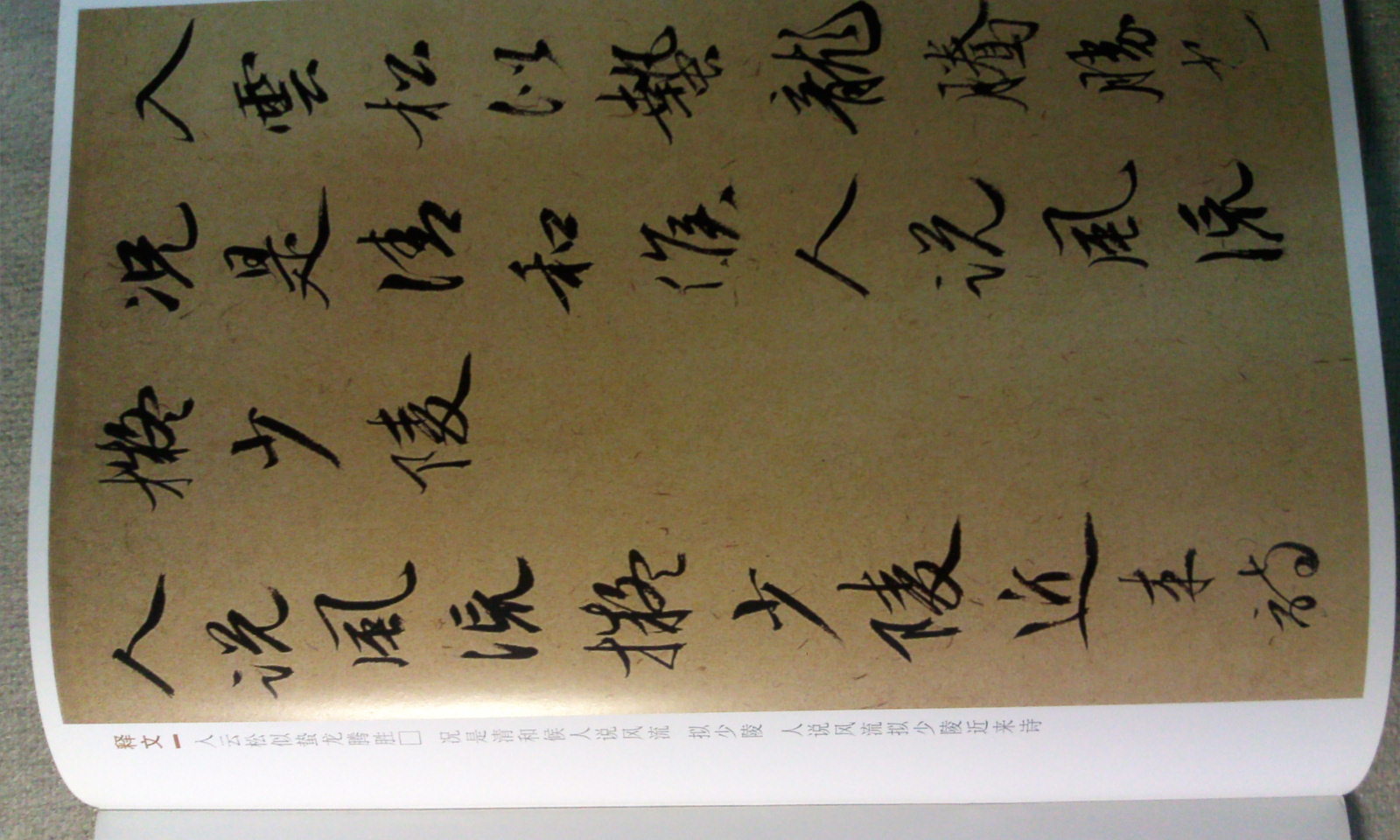 歷代經(jīng)典書法真跡：金琮行書詩(shī) 曬單實(shí)拍圖