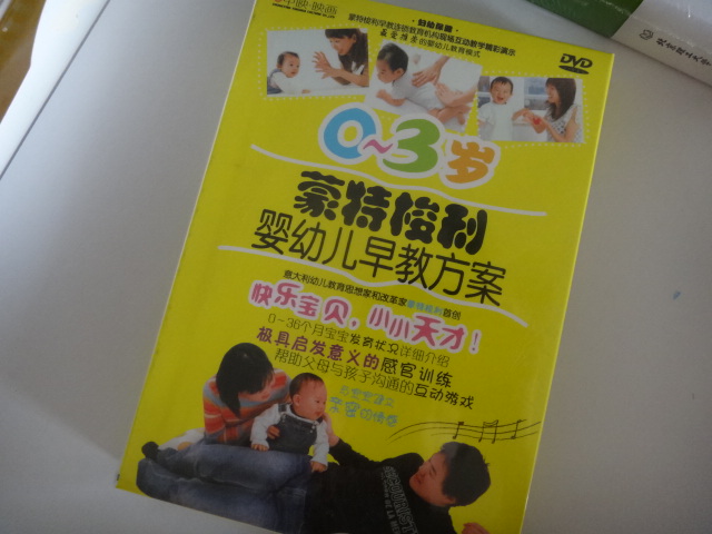 0-3歲蒙特梭利嬰幼兒早教方案（DVD） 曬單實(shí)拍圖