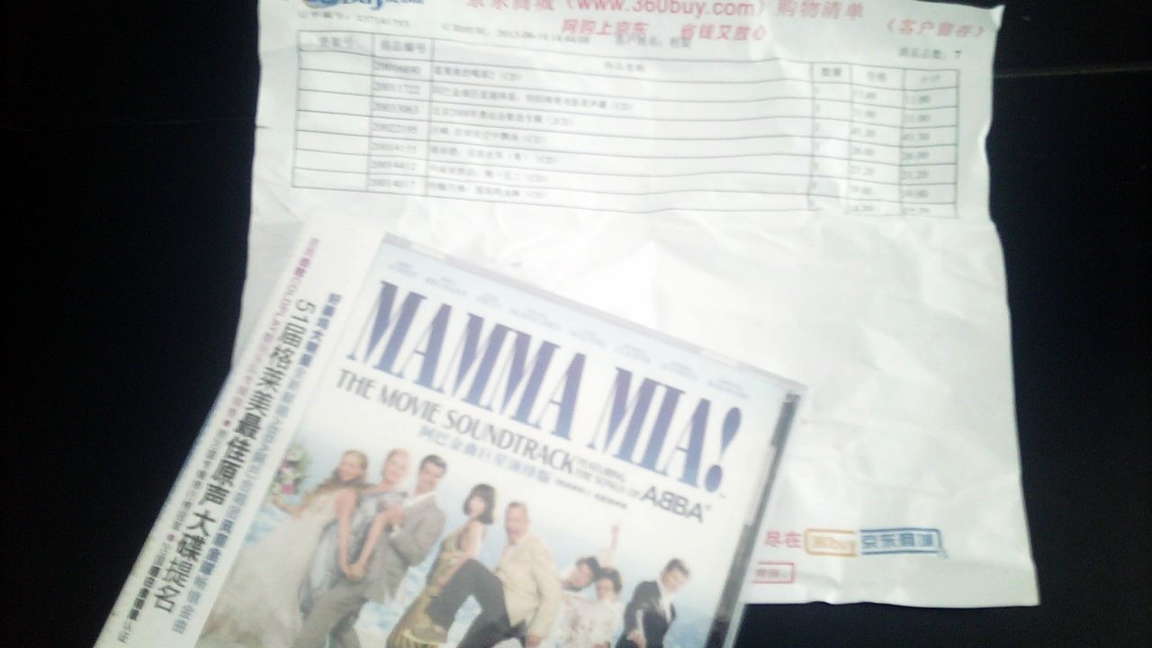 阿巴金曲巨星演繹版：媽媽咪呀電影原聲碟（CD） 曬單實(shí)拍圖