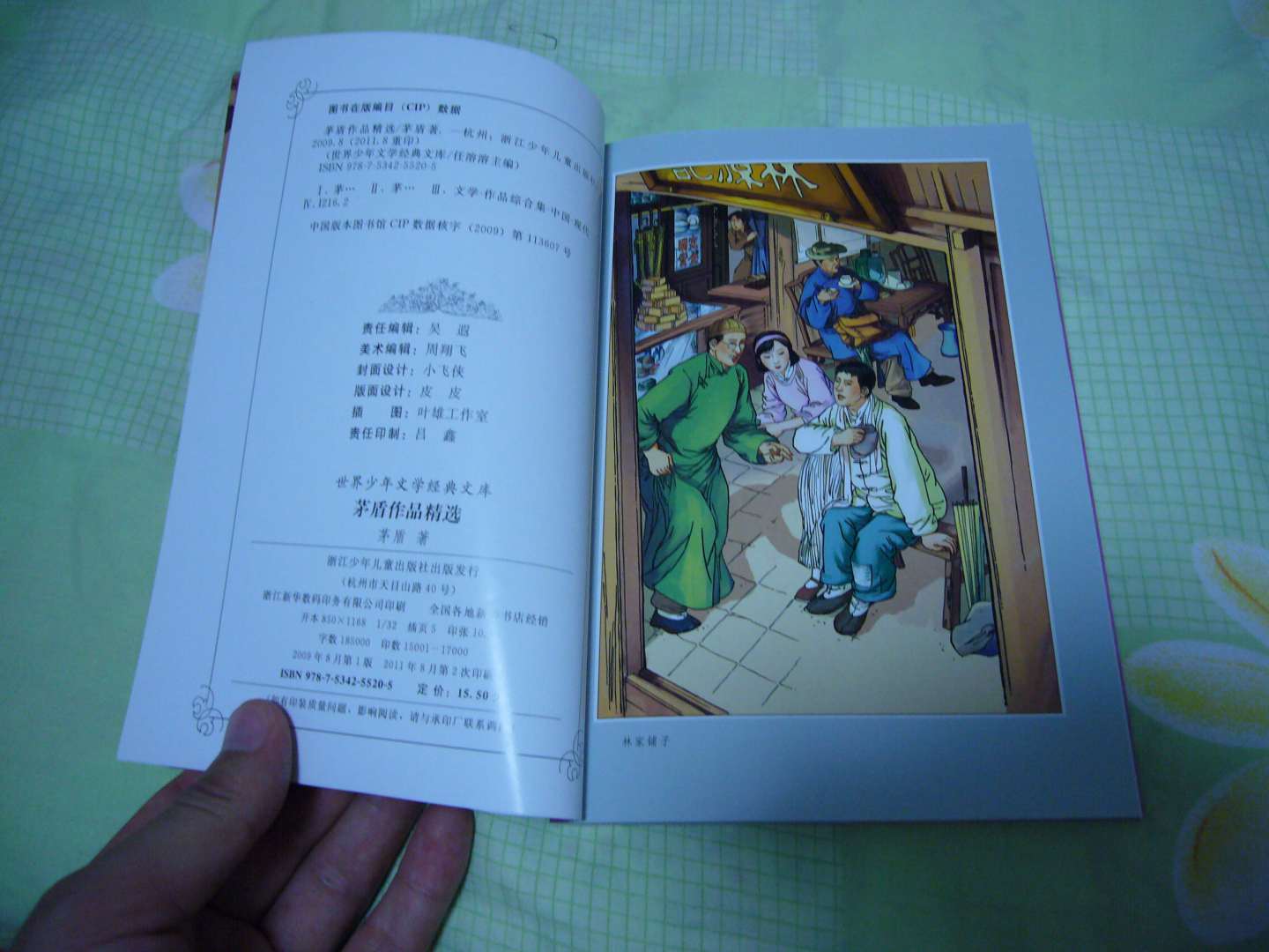 世界少年文學(xué)經(jīng)典文庫：茅盾作品精選 曬單實(shí)拍圖