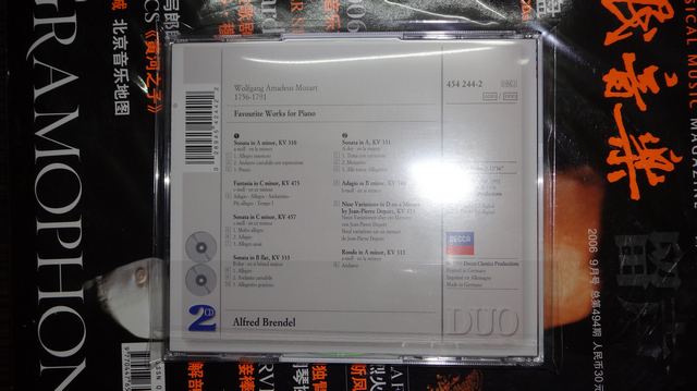 進(jìn)口CD 莫扎特：著(zhù)名的鋼琴作品（2CD） 曬單實(shí)拍圖