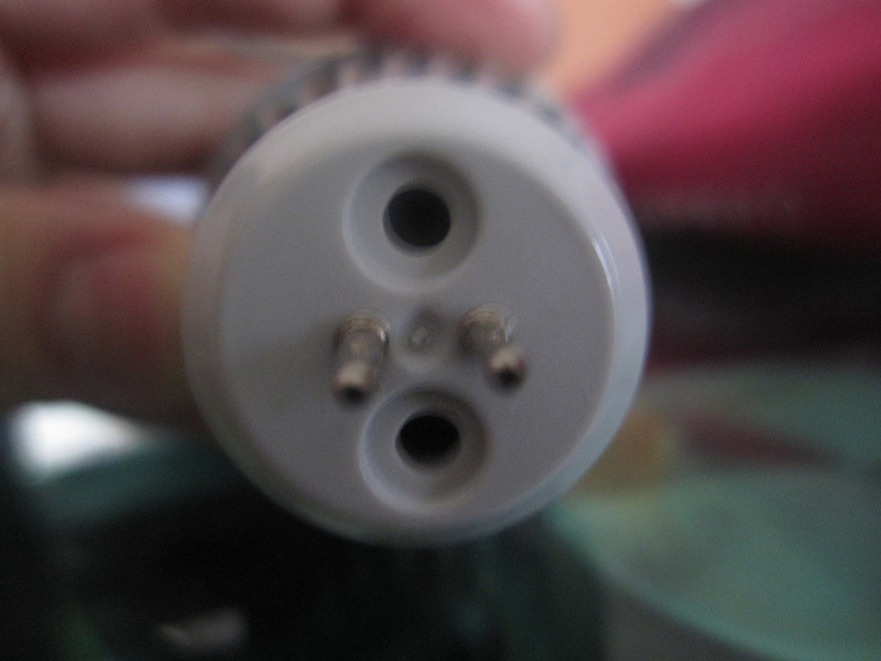倍靚LEDGU5.3全電壓110V/220V射燈燈杯4W插腳燈泡50mm不配變壓器可送插頭4606D 暖黃 曬單實(shí)拍圖