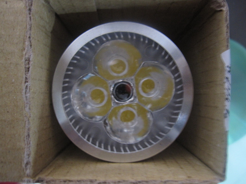 倍靚LEDGU5.3全電壓110V/220V射燈燈杯4W插腳燈泡50mm不配變壓器可送插頭4606D 暖黃 曬單實(shí)拍圖