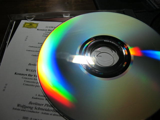 進(jìn)口CD 環(huán)球 施耐德漢：貝多芬、莫扎特小提琴協(xié)奏曲（CD） 曬單實(shí)拍圖