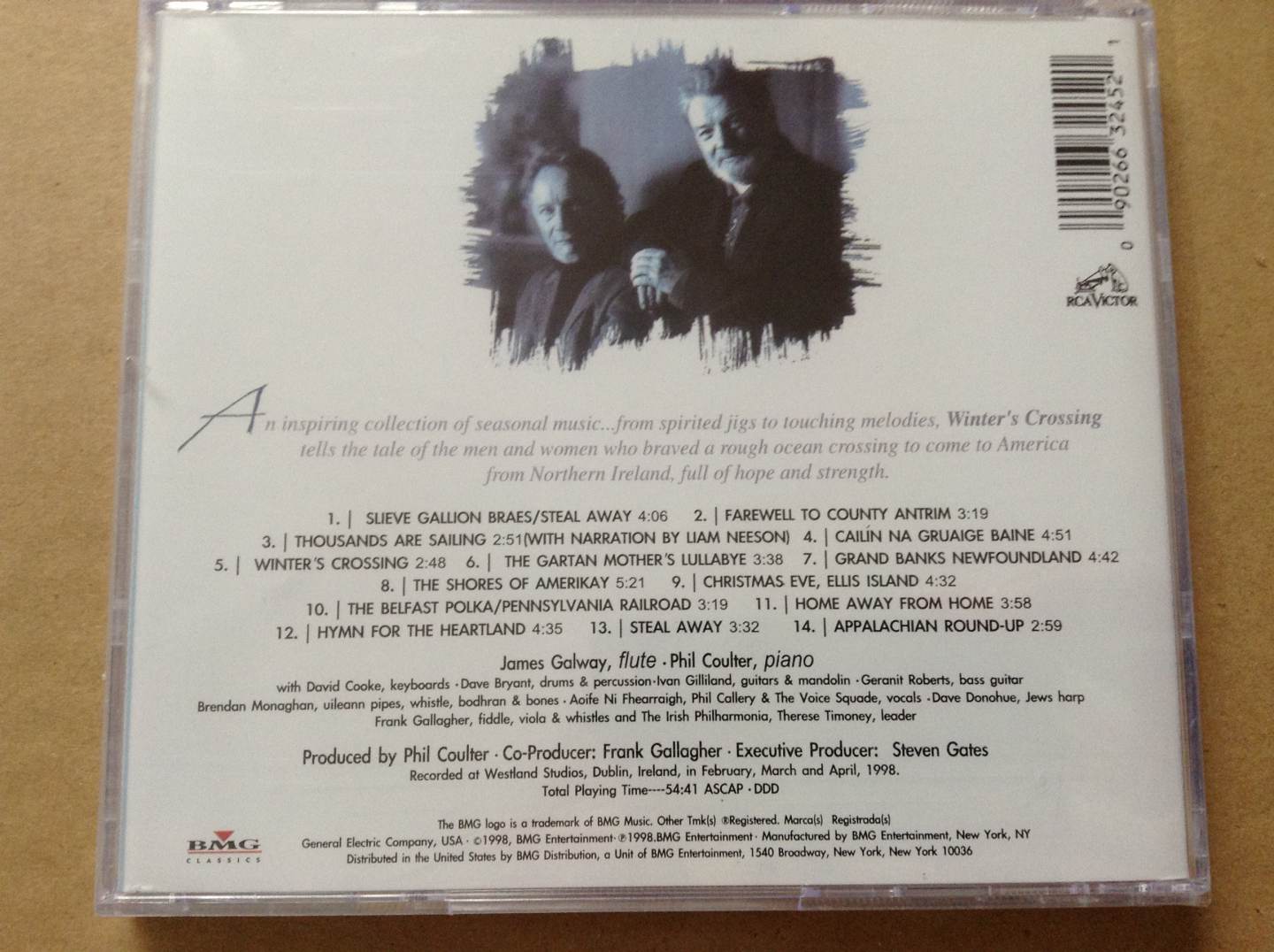 James Galway & Phil Coulter: Winter's Crossing穿越冬季/凱爾特人的大西洋遷徙血淚音樂紀(jì)實(shí)（京東專賣） 曬單實(shí)拍圖