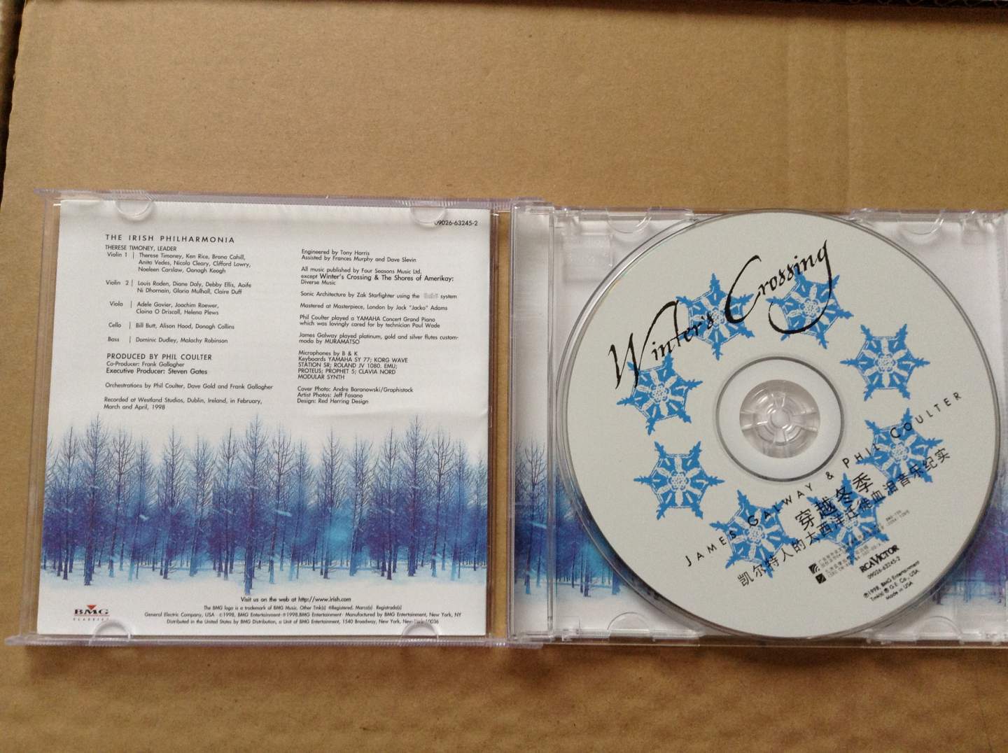 James Galway & Phil Coulter: Winter's Crossing穿越冬季/凱爾特人的大西洋遷徙血淚音樂紀(jì)實(shí)（京東專賣） 曬單實(shí)拍圖