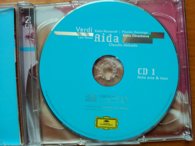 進(jìn)口CD 威爾第歌?。喊⒁肋_（2CD） 曬單實(shí)拍圖