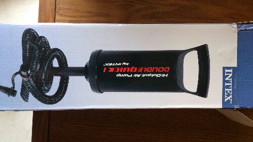 INTEX 58431充氣家庭游泳池軟壁軟墊水池浴池充氣水池充氣泳池186*46cm 本款+手泵 曬單實(shí)拍圖