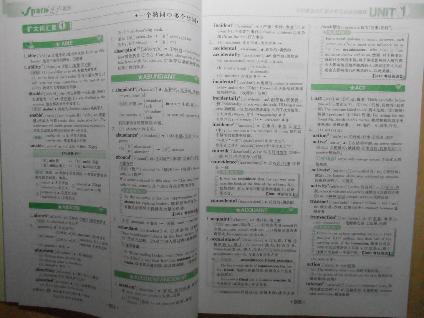 星火英語(yǔ)·2013考研英語(yǔ)詞匯：星火式巧記·速記·精練（分冊版）（套裝共3冊）（附考研大綱詞匯表+光盤(pán)） 曬單實(shí)拍圖