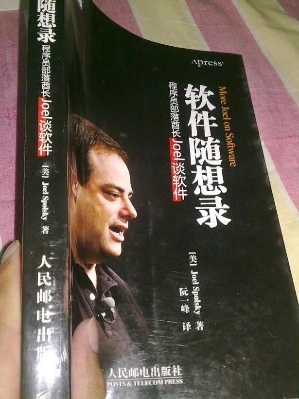 軟件隨想錄：程序員部落酋長(cháng)Joel談軟件(圖靈出品） 曬單實(shí)拍圖