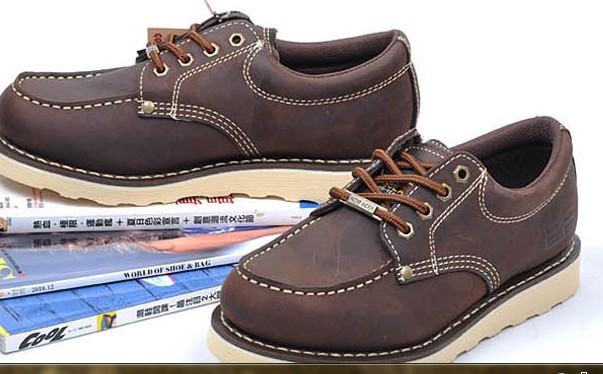 PATHFINDERPathFinder戶(hù)外時(shí)尚低幫男女鞋 透氣工裝情侶鞋 舒適休閑皮鞋7407 深咖風(fēng)馬 38 曬單實(shí)拍圖