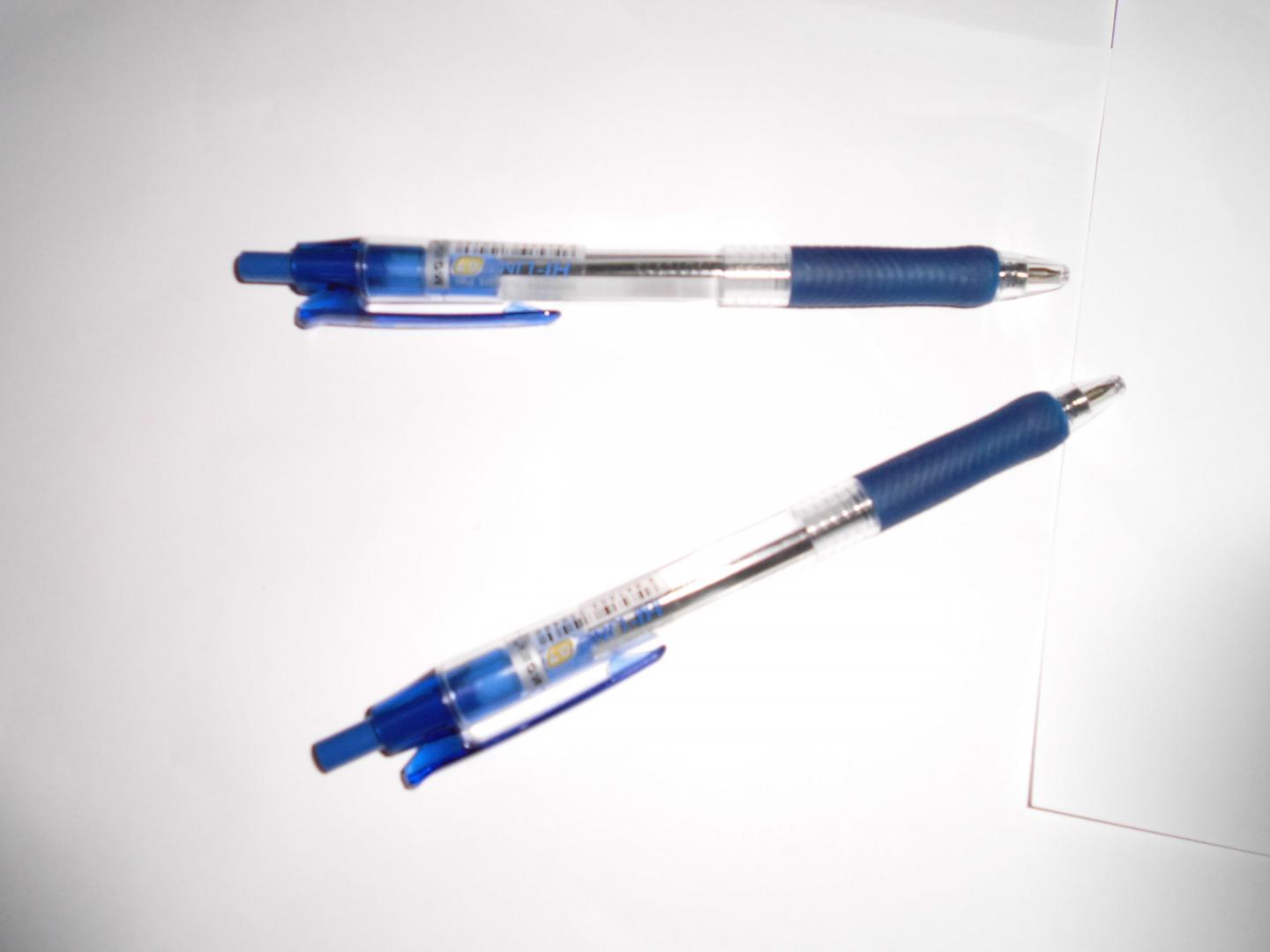 晨光0.7藍色按鍵式圓珠筆BP-8106(12支裝) 曬單實(shí)拍圖