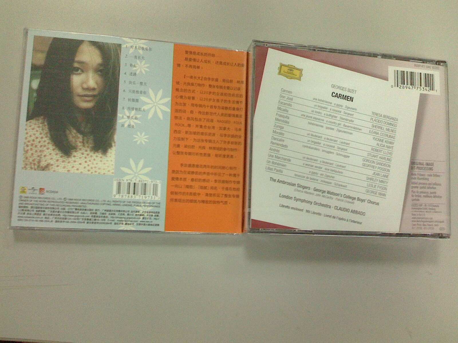 進(jìn)口CD 比才：卡門 阿巴多（2CD） 曬單實拍圖