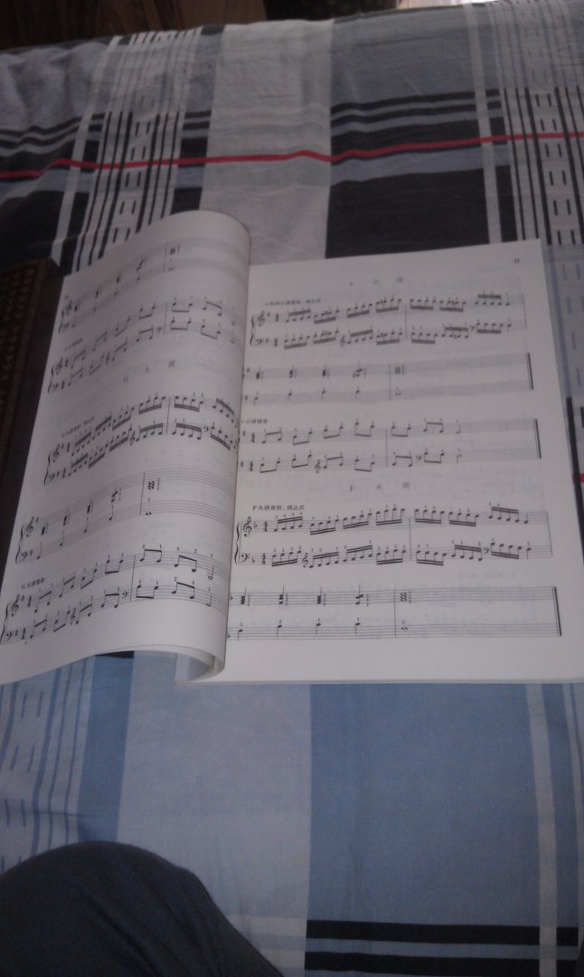 中央音樂(lè )學(xué)院海內外電子琴（業(yè)余）考級教程（1）第1-6級 曬單實(shí)拍圖