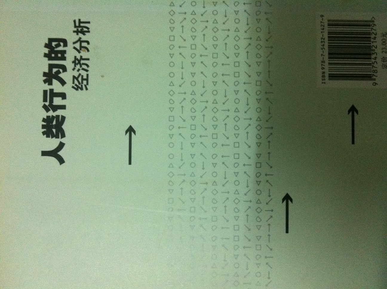 人類(lèi)行為的經(jīng)濟分析 曬單實(shí)拍圖