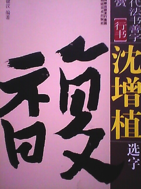 歷代法書(shū)善字精賞·行書(shū)：沈增值選字 曬單實(shí)拍圖