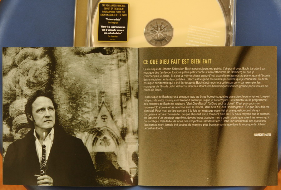 進(jìn)口CD 巴赫：雙簧管變奏曲（CD） 曬單實(shí)拍圖