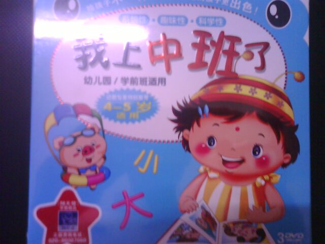 我上中班了（4-5歲）（3DVD） 曬單實(shí)拍圖