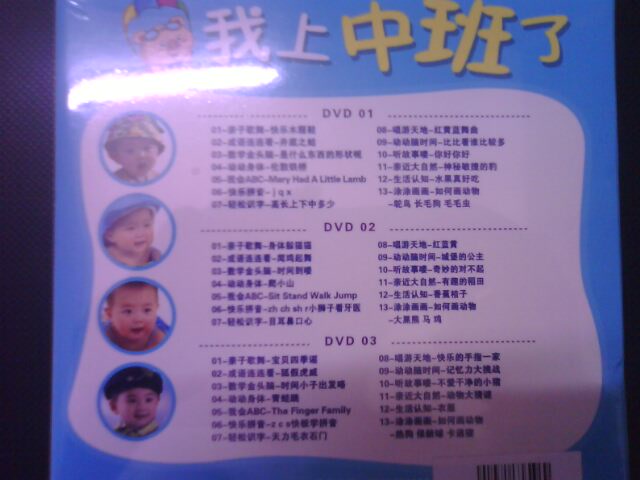 我上中班了（4-5歲）（3DVD） 曬單實(shí)拍圖
