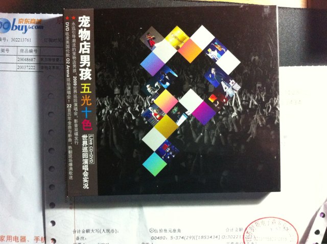 寵物店男孩：五光十色世界巡回演唱會實況（CD+DVD） 曬單實拍圖