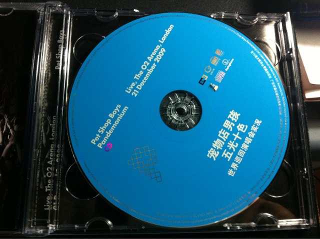 寵物店男孩：五光十色世界巡回演唱會實況（CD+DVD） 曬單實拍圖
