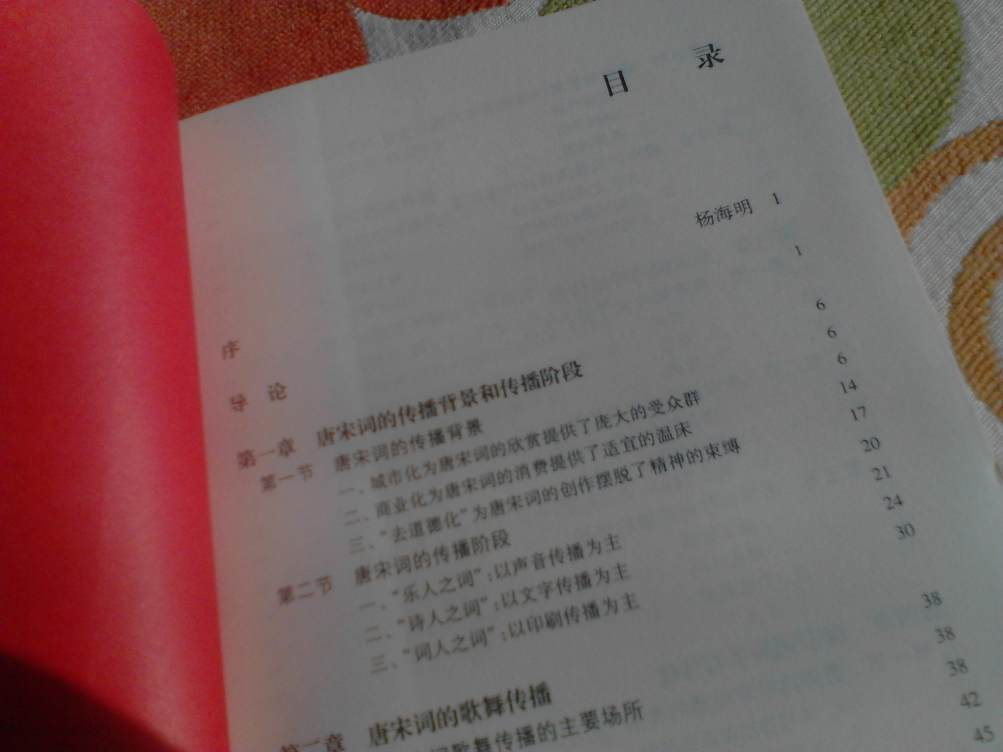 唐宋詞傳播方式研究 曬單實(shí)拍圖