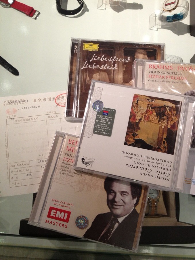 進(jìn)口CD 貝多芬、門(mén)德?tīng)査桑盒√崆賲f(xié)奏曲（CD） 曬單實(shí)拍圖
