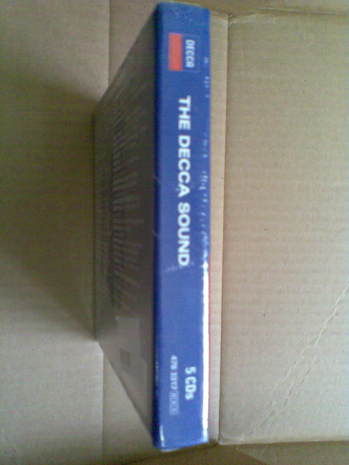 進(jìn)口CD DECCA 卡拉揚指揮倫敦交響樂(lè )團，帕瓦羅蒂等：莫扎特等：迪卡之聲（5CD） 曬單實(shí)拍圖