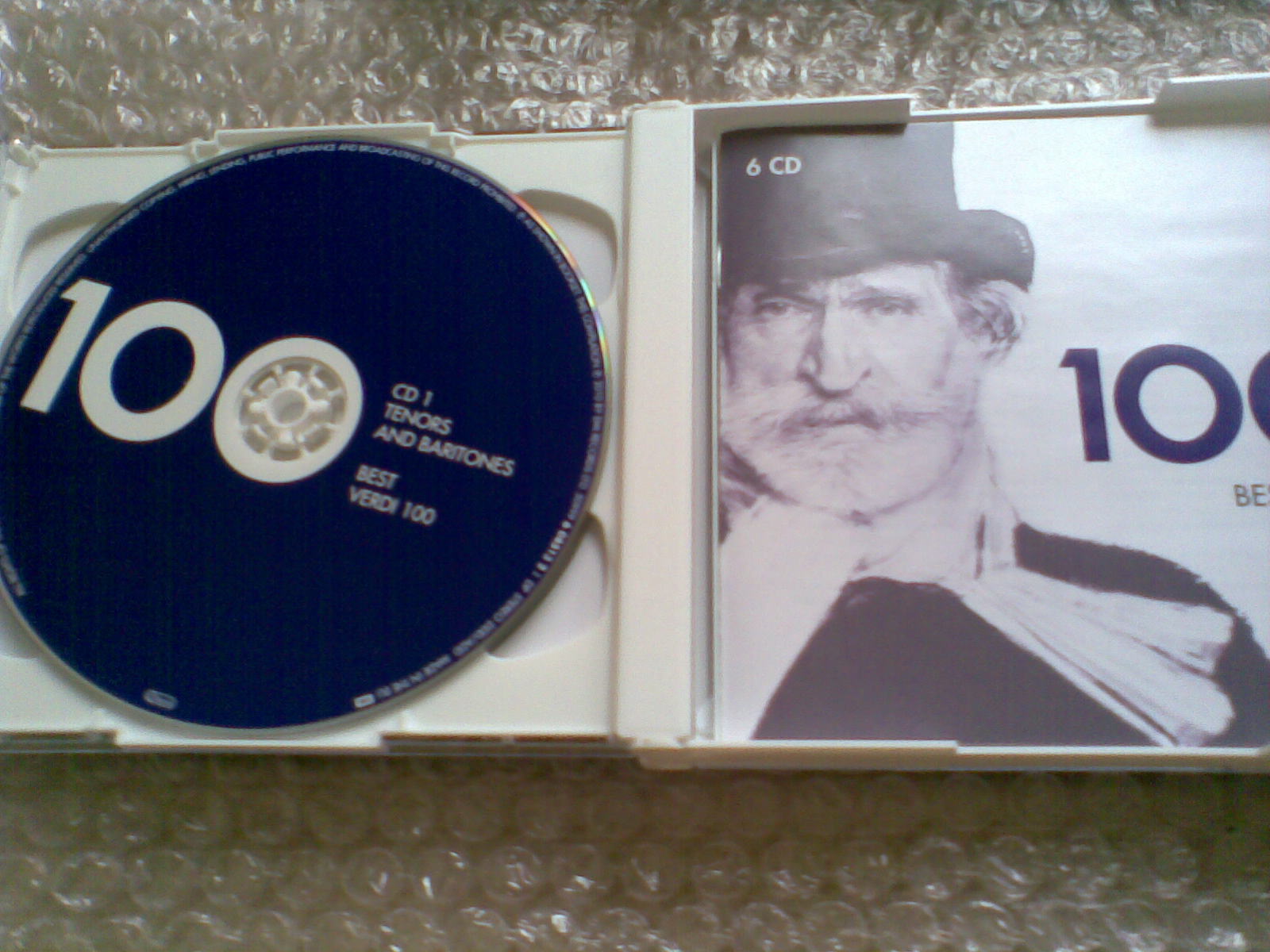 進(jìn)口CD 威爾第百分百（6CD） 曬單實拍圖