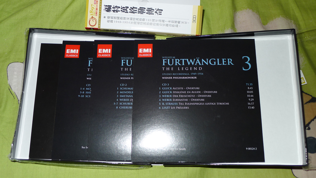 進(jìn)口CD 福特萬格勒傳奇（3CD） 曬單實(shí)拍圖