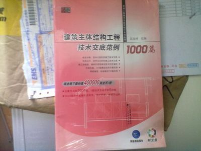 建筑主體結(jié)構(gòu)工程技術(shù)交底范例1000篇（附光盤1張） 曬單實(shí)拍圖