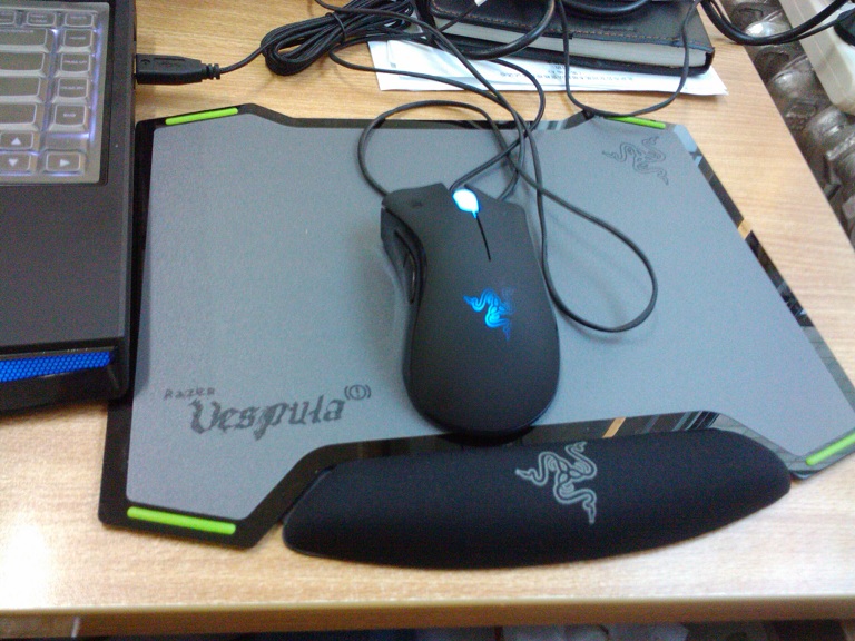 雷蛇(Razer)黄斑胡蜂鼠标垫--这个垫子还是比较