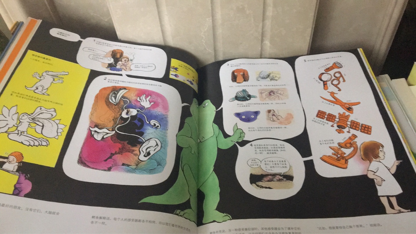 很大的一本人体科普书。很不错的。孩子很喜欢,内容也很好。讲完一本要很久时间。是不一样的人体科普书,关于人体的每个方面都详细地做了介绍。推荐给大家。
