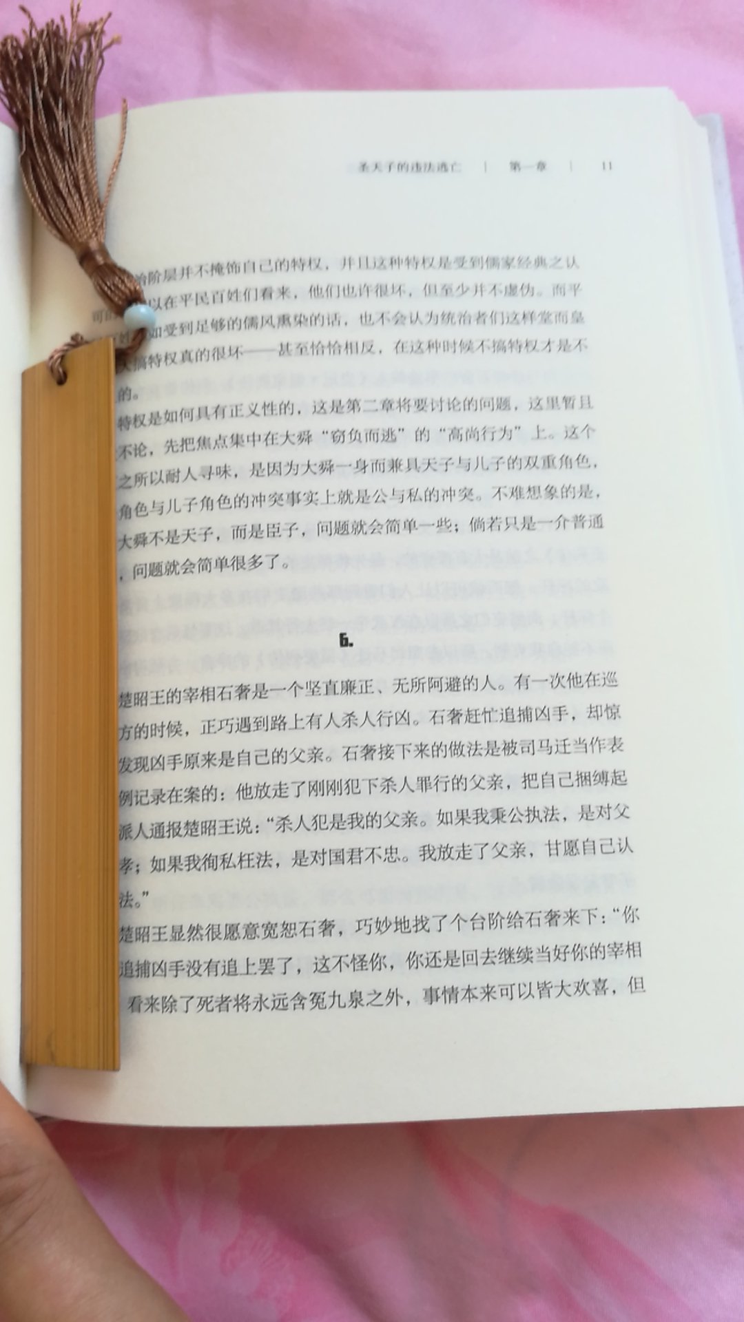 熊逸老师的书,还是很不错滴,一直很不错。从《春秋大义》到《孟子他说》,很有意思。书签是我的哦