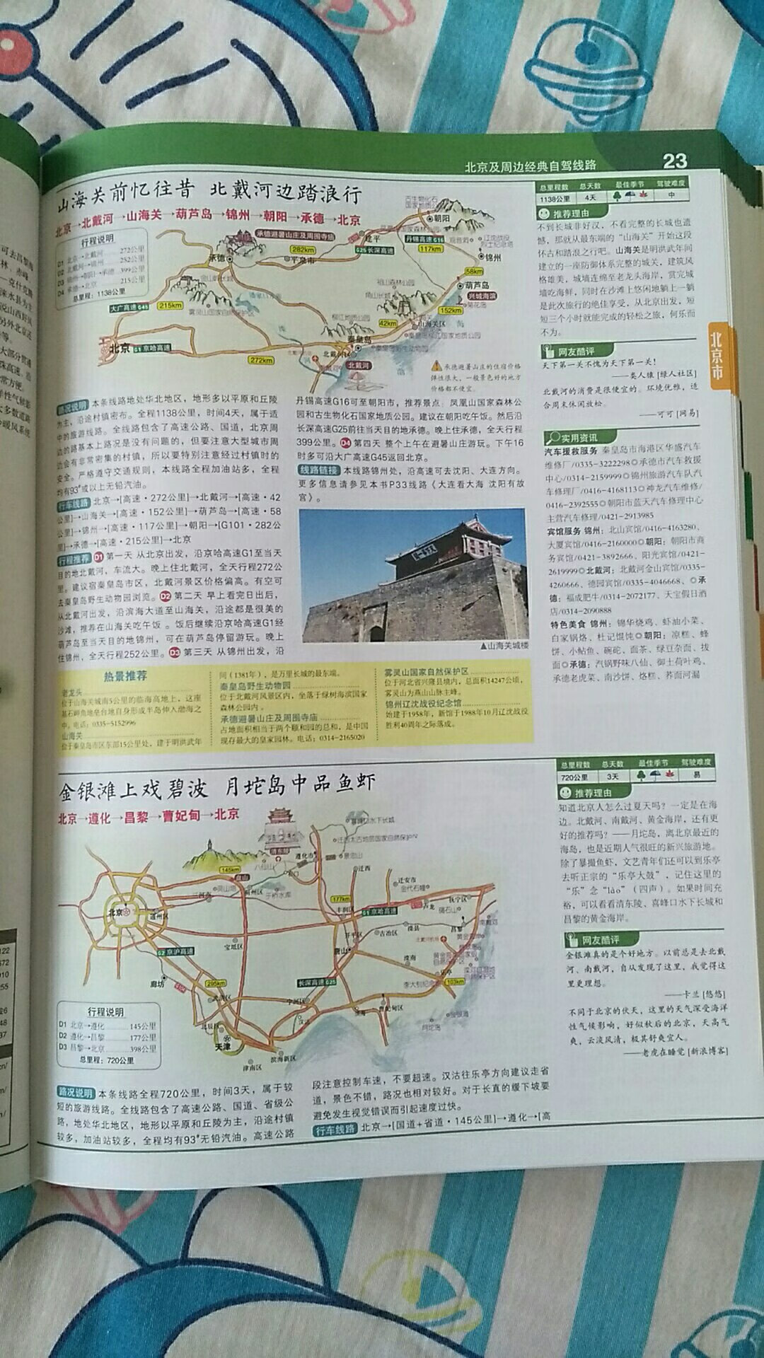 印刷精美,送了个放大镜,地图线路很详细,密密麻麻的小字,一些著名的的景点有单独的地图,挺详实的,很满意!自驾游爱好者必备之书!是19年最新版本。满意!