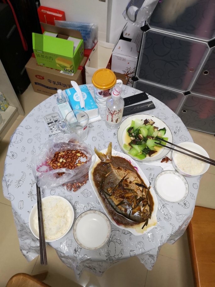 当晚就红烧,吃完了!