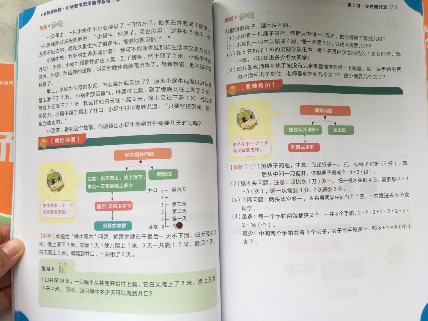 一直都听很多人说学而思的这套书很不错 好几个妈妈推荐给我 孩子正好刚刚上一年级 买了一套让宝宝学习一下 书很不错 有教程 还有一本练习 配合孩子各个年龄段的学习 值得购买