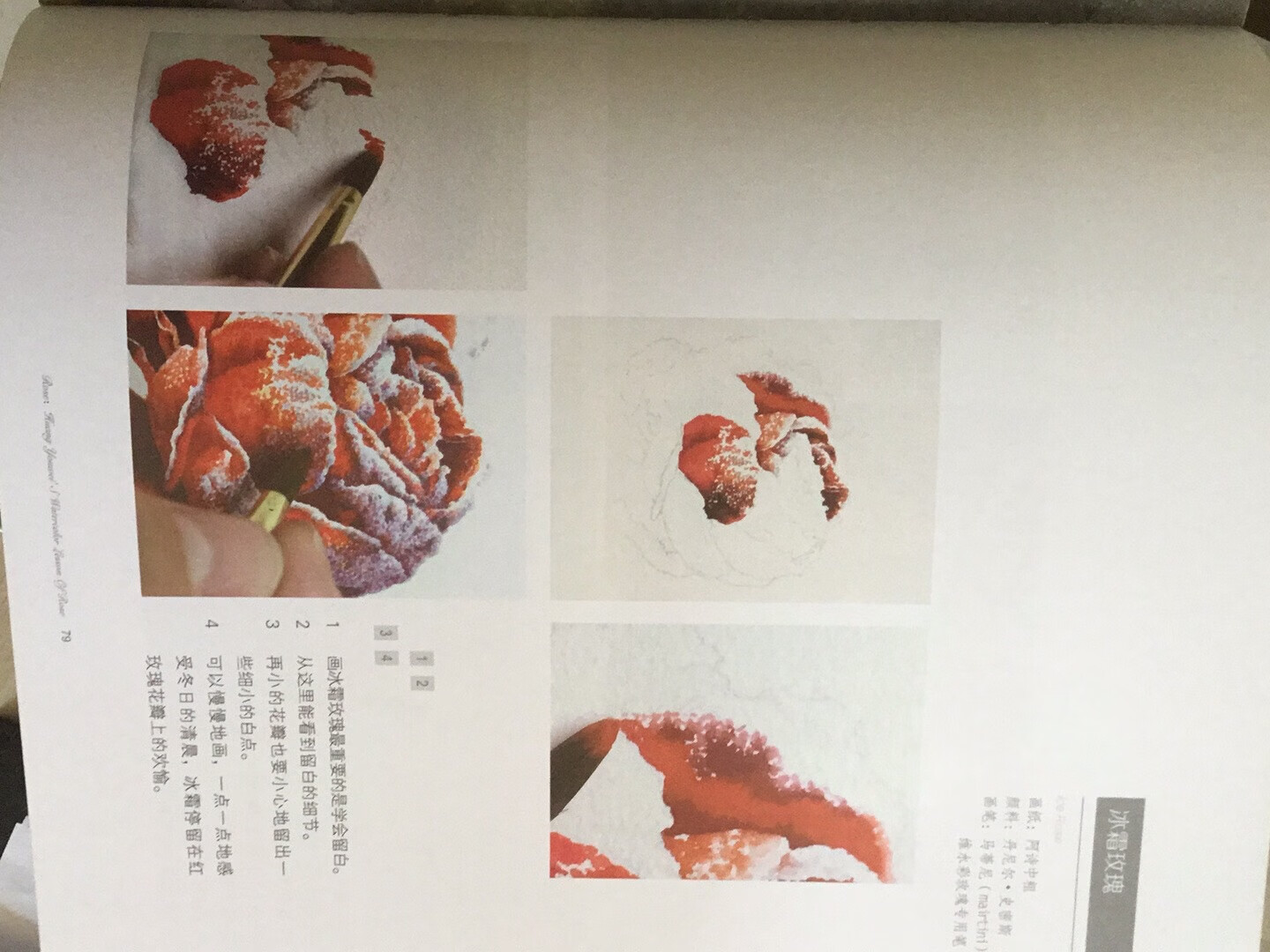 非常美好的书,线装,20开的,纸质,图片清晰度都没问题。内容更适合有一定基础的人,虽然也有从一片花瓣开始讲,但细节还是略少,对于小白来说,欣赏价值更高。